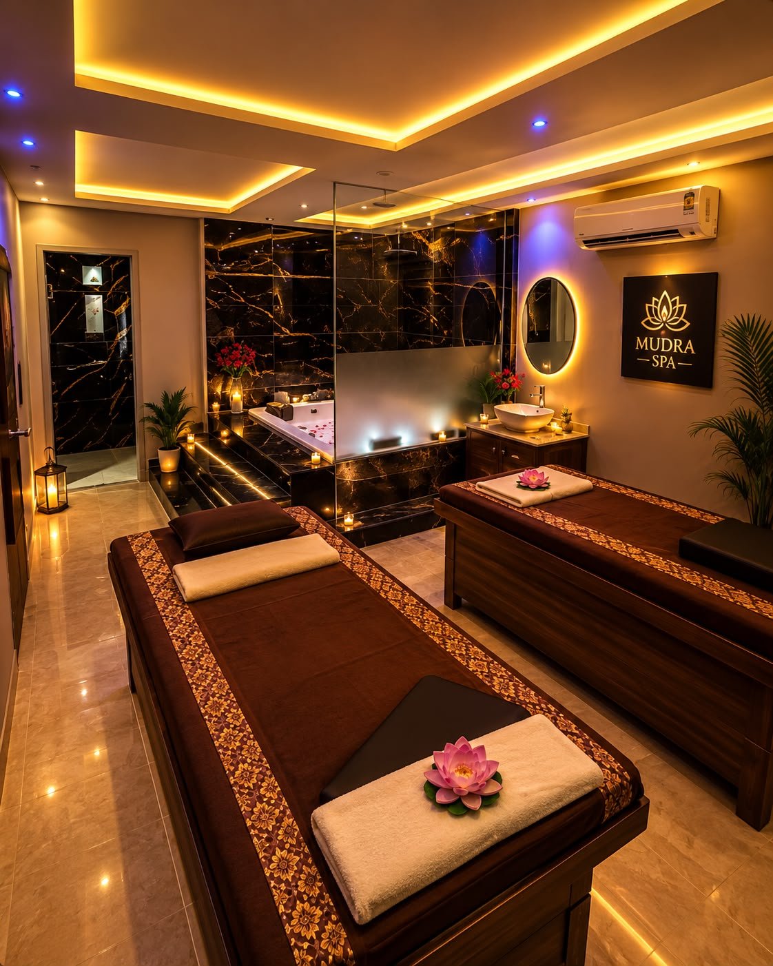 Luxury spa wellness