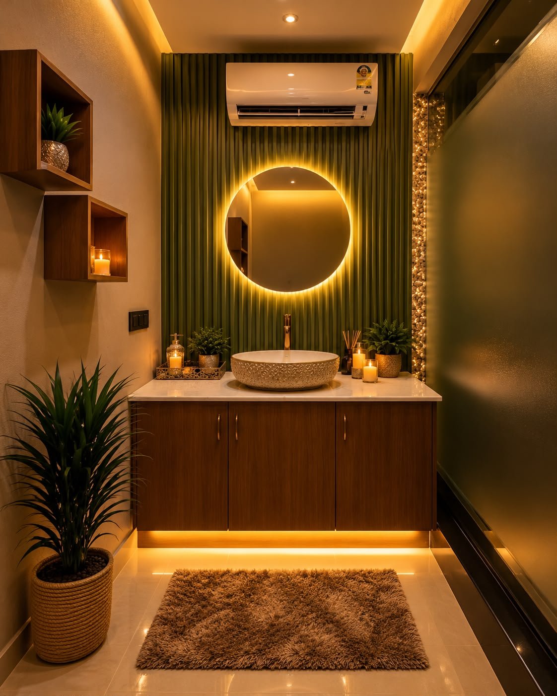 Relaxing spa massage