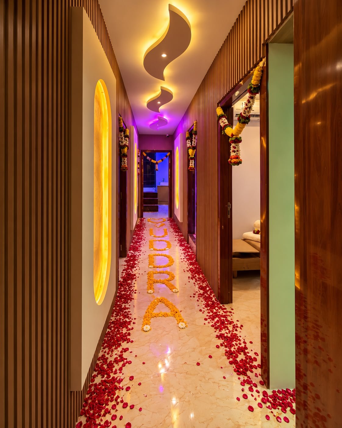 Peaceful wellness spa